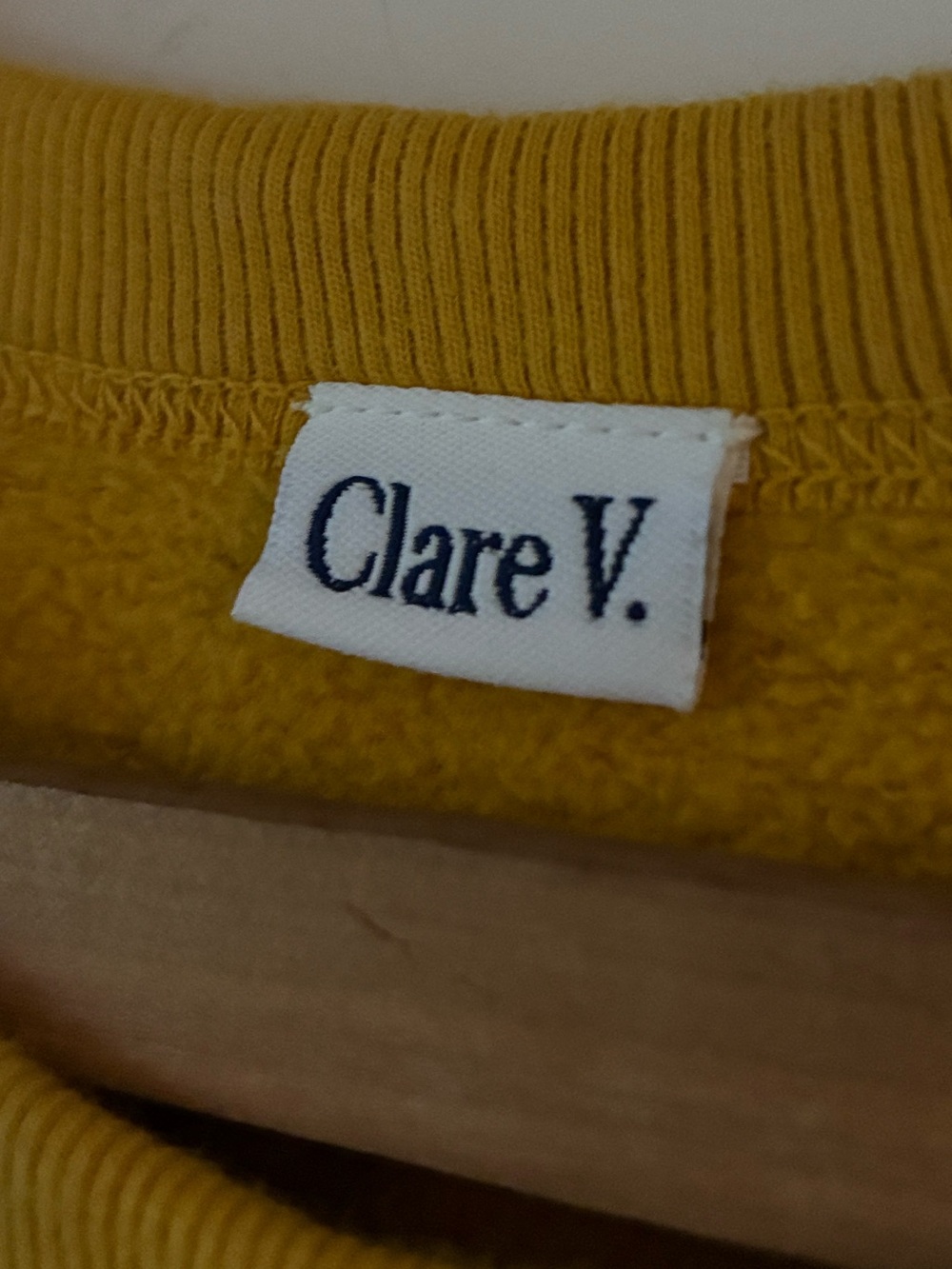 Clare V. + Every Mother Counts “I Love You Mother” Sweatshirt yellow size S - Picture 11 of 11